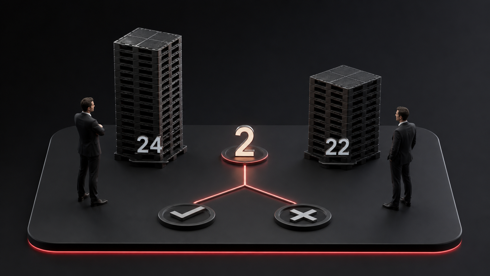 Differenz zwischen zwei Partnerständen