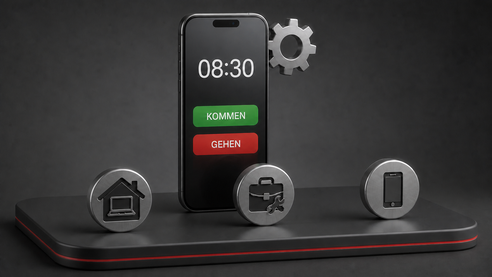 Persönliche mobile Stempeluhr