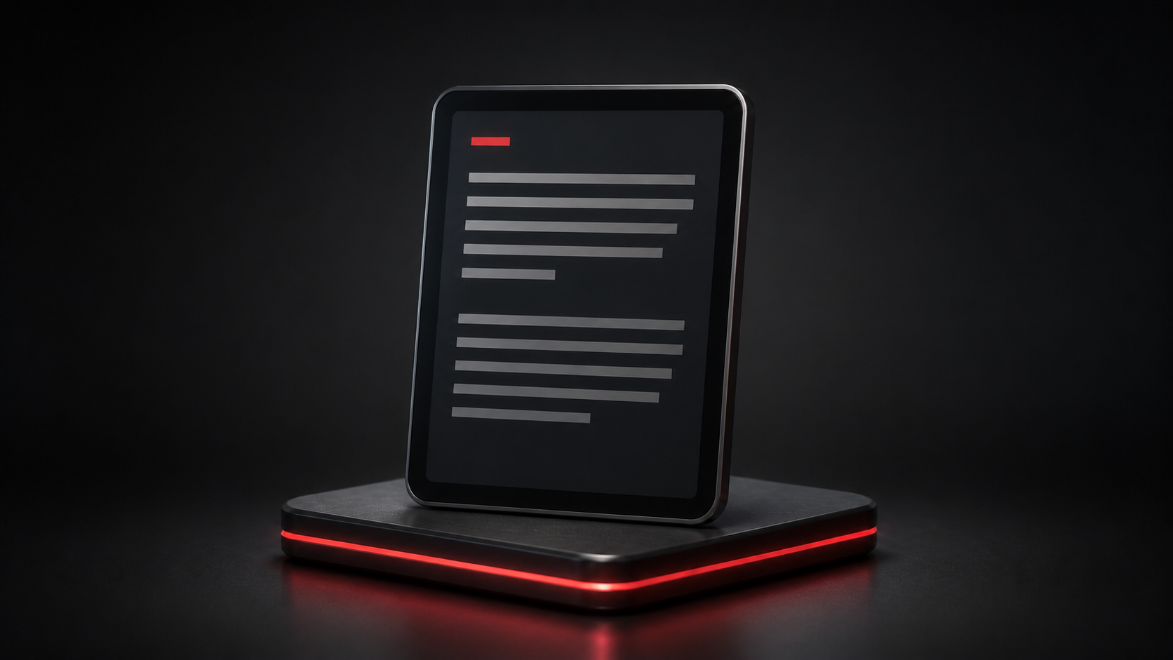 Digitale Textnotiz