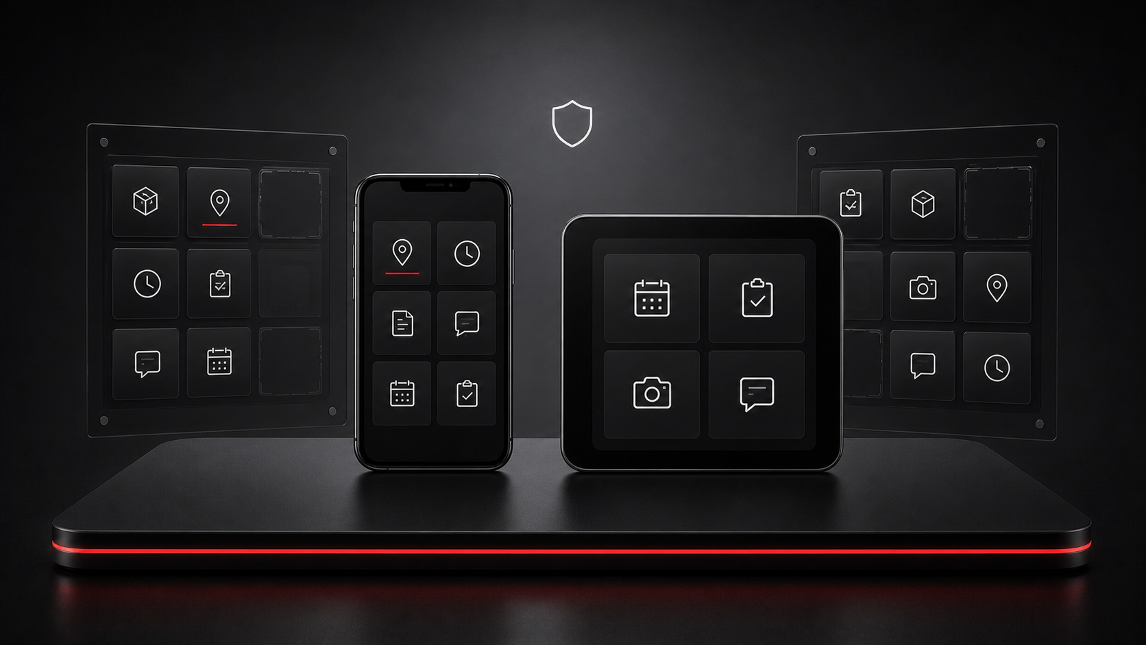 Gezielt zusammengestellte mobile Screens